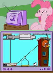 Size: 562x770 | Tagged: after dark games, bad dog 911, derpibooru import, exploitable meme, meme, obligatory pony, pinkie pie, safe, tv meme