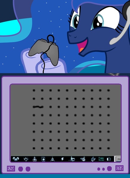 Size: 562x769 | Tagged: after dark games, derpibooru import, exploitable meme, foggy boxes, gamer luna, meme, obligatory pony, princess luna, safe, tv meme