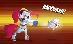 Size: 3000x1800 | Tagged: arm cannon, artist:drawntildawn, awesome, crossover, crying, derpibooru import, hadouken, megaman, megaman x, oc, oc:phoe, safe, sheep