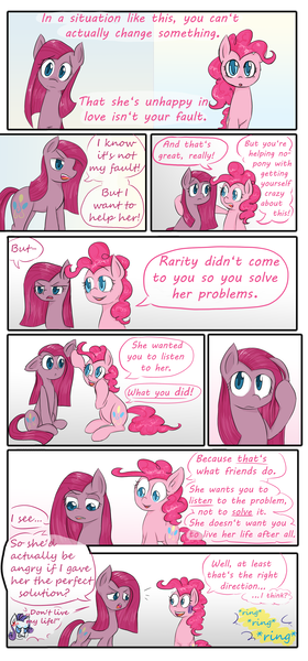 Size: 2480x5315 | Tagged: artist:drhikari, comic, comic:dealing with depression, pinkamena diane pie, pinkie pie, safe