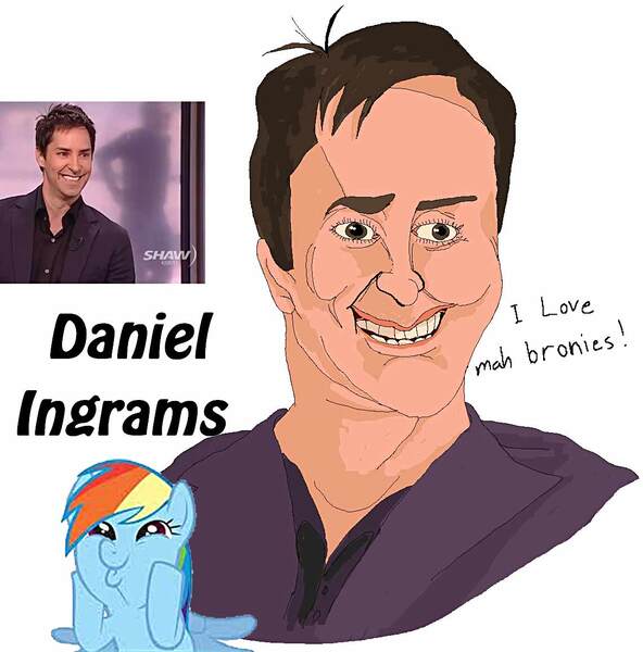 Size: 1140x1156 | Tagged: artist:applebeans, brony, daniel ingram, derpibooru import, misspelling, rainbow dash, safe