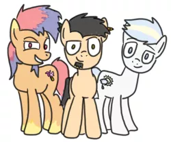 Size: 2900x2396 | Tagged: safe, artist:rainysunshine, derpibooru import, oc, oc:masterxtreme, oc:paintedrhyme, oc:rainysunshine, unofficial characters only, pony, female, group, looking at you, male