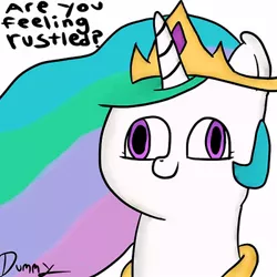 Size: 400x400 | Tagged: artist:php26, derp, hey you, jimmies, princess celestia, rustled my jimmies, safe, smiling, solo