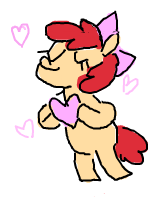 Size: 165x197 | Tagged: apple bloom, artist:the_whistler, derpibooru import, drawplanet, flockdraw, flockmod, heart, safe, valentine