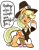 Size: 2975x3850 | Tagged: safe, artist:ladypixelheart, derpibooru import, applejack, eyebrows, eyebrows visible through hair, image, one eye closed, open smile, pilgrim outfit, png, raised hoof, simple background, solo, speech bubble, text, thanksgiving, transparent background, watermark, wink, winking at you