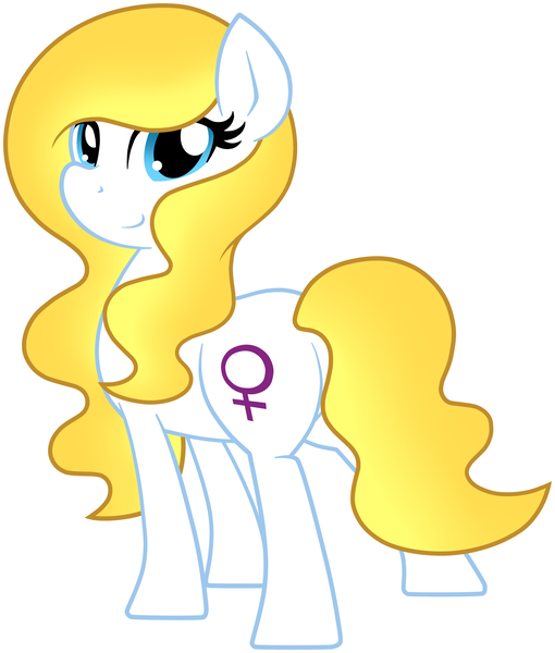 Size: 2407x2830 | Tagged: 3/4 view, artist:furrgroup, derpibooru import, female symbol, looking at you, oc, oc:venus, planet, ponified, safe, simple background, solo, unofficial characters only, white background