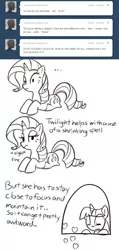 Size: 610x1280 | Tagged: artist:bambooharvester, ask, comic, derpibooru import, monochrome, rarity, rarity replies, safe, tumblr, twilight sparkle