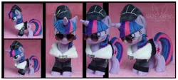 Size: 3884x1753 | Tagged: ancient wonderbolts uniform, artist:nazegoreng, commander easy glider, derpibooru import, irl, photo, plushie, safe, twilight sparkle