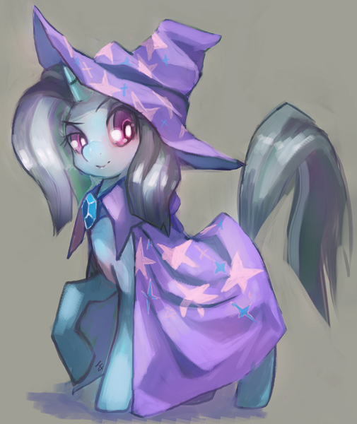 Size: 1100x1306 | Tagged: safe, artist:tc, derpibooru import, trixie, pony, unicorn, female, mare, pixiv, solo