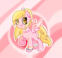 Size: 824x768 | Tagged: safe, artist:cuddle-kimchie, derpibooru import, oc, oc:baby doll, unofficial characters only, pegasus, pony, solo