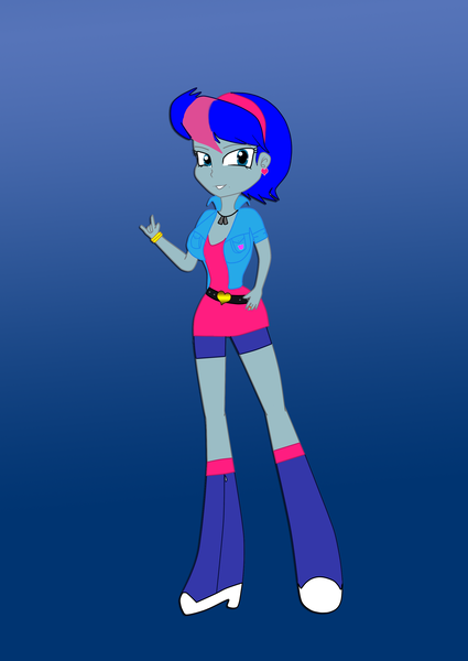 Size: 2149x3035 | Tagged: safe, artist:odiz, derpibooru import, equestria girls, arcee, transformers