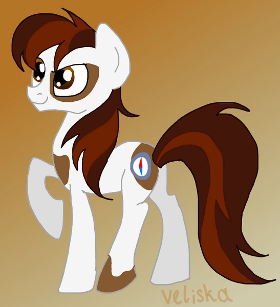 Size: 1357x1489 | Tagged: safe, artist:veliska, derpibooru import, pipsqueak, adult, cutie mark, older, solo