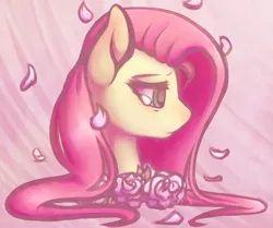 Size: 2269x1897 | Tagged: safe, artist:catitty, derpibooru import, fluttershy, portrait, solo