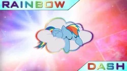 Size: 1191x670 | Tagged: artist:dirtpoorriceking7, cloud, derpibooru import, rainbow dash, safe, sleeping, sleepydash, vector, wallpaper