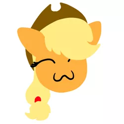 Size: 512x512 | Tagged: safe, artist:fritzipretzel, derpibooru import, applejack, :3, cute