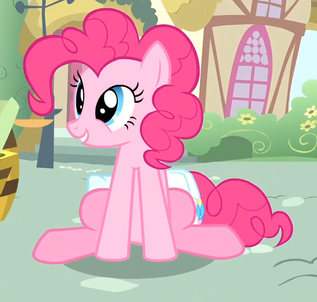 Size: 691x659 | Tagged: cute, derpibooru import, pinkie pie, pinkie pride, reaction image, safe, screencap, solo