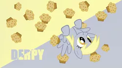Size: 1920x1080 | Tagged: safe, derpibooru import, derpy hooves, pegasus, pony, female, mare, muffin, wallpaper