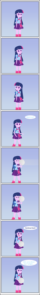 Size: 586x4250 | Tagged: safe, artist:zacatron94, derpibooru import, twilight sparkle, equestria girls, boots, clothes, comic, pointy people, pointy ponies, skirt, solo, vector