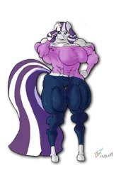 Size: 900x1200 | Tagged: anthro, artist:downgrade101, breasts, busty twilight velvet, derpibooru import, female, muscles, my muscle pony, overdeveloped muscles, safe, simple background, solo, transparent background, twilight velvet