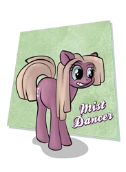 Size: 545x743 | Tagged: safe, artist:1trick, derpibooru import, oc, oc:mist dancer, unofficial characters only, earth pony, pony, horse party, solo