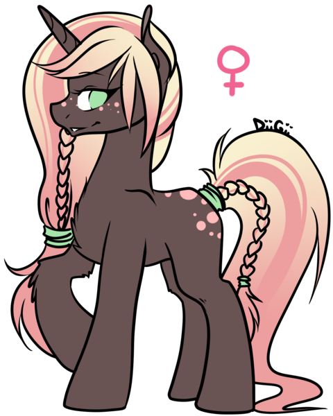 Size: 1453x1818 | Tagged: safe, artist:diigii-doll, derpibooru import, oc, unofficial characters only, pony, unicorn, adoptable, solo