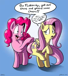 Size: 981x1100 | Tagged: artist:tobibrocki, derpibooru import, fluttershy, pinkie pie, safe