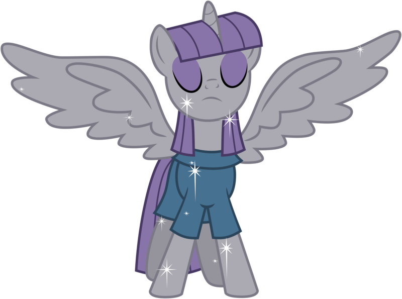 Size: 6721x5000 | Tagged: safe, artist:nano23823, derpibooru import, maud pie, alicorn, pony, absurd resolution, eyes closed, maudicorn, race swap, simple background, solo, sparkles, spread wings, transparent background, vector