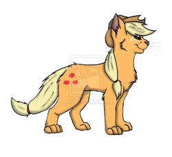 Size: 1024x939 | Tagged: applecat, applejack, artist:samanvablirit, dead source, derpibooru import, deviantart watermark, obtrusive watermark, safe, simple background, solo, transparent background, watermark