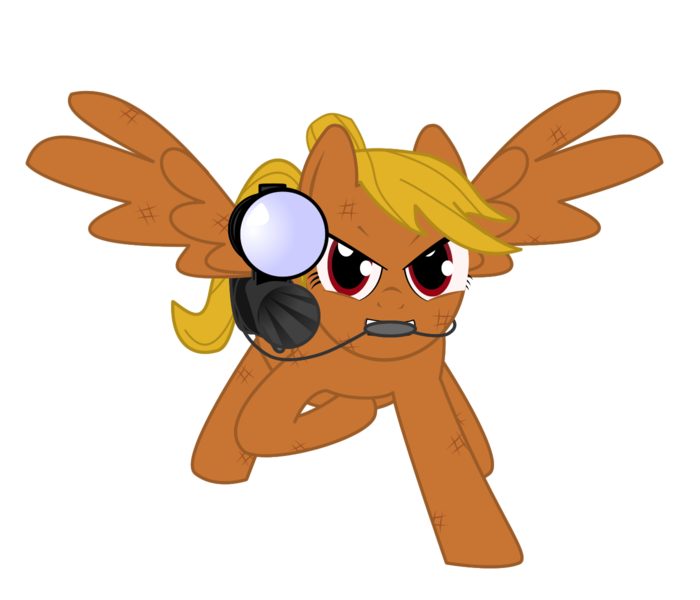 Size: 1400x1200 | Tagged: safe, artist:salted pingas, derpibooru import, oc, oc:healthy skies, unofficial characters only, pegasus, pony, fallout equestria, fallout equestria: sweet child of mine, angry, battle saddle, beaten up, female, gun, hooves, looking at you, mare, optical sight, pregnant, rifle, simple background, sniper rifle, solo, spread wings, transparent background, weapon, wings