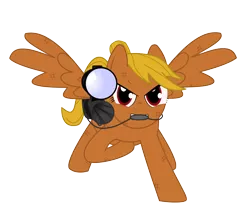 Size: 1400x1200 | Tagged: safe, artist:salted pingas, derpibooru import, oc, oc:healthy skies, unofficial characters only, pegasus, pony, fallout equestria, fallout equestria: sweet child of mine, angry, battle saddle, beaten up, female, gun, hooves, looking at you, mare, optical sight, pregnant, rifle, simple background, sniper rifle, solo, spread wings, transparent background, weapon, wings