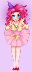 Size: 715x1591 | Tagged: artist:raidiance, derpibooru import, human, humanized, pinkie pie, safe, solo