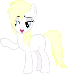 Size: 2500x2649 | Tagged: artist:vectorfag, bedroom eyes, blank flank, blonde, comic, derpibooru import, female, oc, oc:aryanne, safe, sideways glance, simple background, smiling, smug, solo, talking, transparent background, unofficial characters only, vector, wip