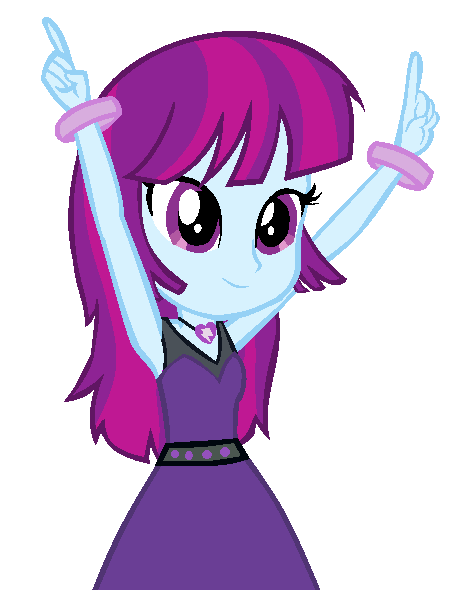 Size: 474x590 | Tagged: safe, artist:berrypunchrules, derpibooru import, mystery mint, equestria girls, background human, cute, dancing, mysterybetes, simple background, solo, white background