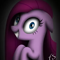 Size: 3990x3990 | Tagged: safe, artist:facelesssoles, derpibooru import, pinkie pie, pony, high res, insanity face, pinkamena diane pie, solo