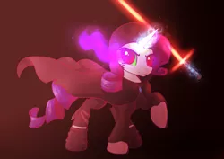 Size: 3504x2480 | Tagged: artist:dangercloseart, artist:novabytes, collaboration, crossguard lightsaber, crossover, dark magic, derpibooru import, knights of ren, kylo ren, lightsaber, magic, rarity, safe, sith, sithity, sombra eyes, star wars, star wars: the force awakens, weapon