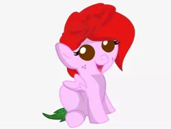Size: 1024x768 | Tagged: safe, artist:emr0304, derpibooru import, oc, oc:rose blossom, unofficial characters only, pony, baby, baby pony