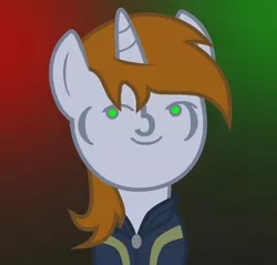 Size: 914x874 | Tagged: artist needed, safe, derpibooru import, oc, oc:littlepip, unofficial characters only, pony, unicorn, fallout equestria, fanfic, clothes, fanfic art, female, le lenny face, mare, simple background, solo, vault suit
