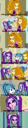 Size: 560x2500 | Tagged: safe, derpibooru import, edit, screencap, adagio dazzle, aria blaze, sonata dusk, equestria girls, comic sans, dragonball z abridged, krillin, screencap comic, team four star, the dazzlings, tien shinhan, vegeta