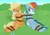 Size: 1024x722 | Tagged: suggestive, artist:radiantrealm, derpibooru import, applejack, rainbow dash, applesub, bondage, bound, bound wings, cloth gag, dashsub, femsub, gag, image, jpeg, rainbond dash, rope, show accurate, show accurate porn, struggling, submissive, tied up