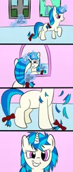 Size: 3000x7000 | Tagged: safe, artist:lulu-fong, derpibooru import, vinyl scratch, pony, unicorn, alternate hairstyle, comic, filly, solo