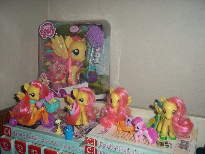 Size: 900x675 | Tagged: blind bag, brushable, collection, derpibooru import, fluttershy, pinkie pie, safe, shrine, toy