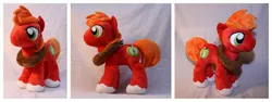 Size: 2048x771 | Tagged: safe, artist:creideiki-se, derpibooru import, big macintosh, earth pony, pony, irl, male, photo, plushie, stallion