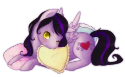 Size: 790x490 | Tagged: safe, artist:raidiance, derpibooru import, oc, unofficial characters only, pegasus, pony, heart, solo