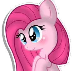 Size: 1100x1000 | Tagged: safe, artist:cutiepachimelody, derpibooru import, pinkie pie, blushing, cute, cuteamena, pinkamena diane pie, portrait, solo