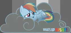 Size: 13892x6432 | Tagged: absurd resolution, artist:dasprid, artist:mcdashin, cloud, derpibooru import, gray, rainbow dash, sad, safe, vector, wallpaper