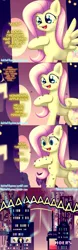 Size: 601x1920 | Tagged: safe, artist:pshyzomancer, derpibooru import, fluttershy, mosquito, pegasus, pony, comic, implied applejack, lilo and stitch, mosquitoes, offscreen character, out of character, pleakley, ridiculously out of character, solo