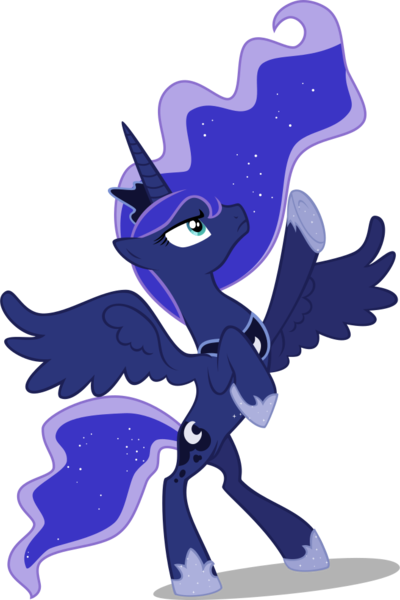 Size: 656x985 | Tagged: artist:kopachris, derpibooru import, princess luna, safe, simple background, solo, svg, transparent background, vector