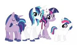 Size: 863x510 | Tagged: safe, artist:hateful-minds, derpibooru import, shining armor, twilight sparkle, pony, blank flank, colt, cute, female, gleamibetes, gleaming shield, gleaming sparkle, half r63 shipping, incest, lesbian, magical lesbian spawn, male, offspring, parent:gleaming shield, parent:shining armor, parent:twilight sparkle, parents:shining sparkle, product of incest, rule 63, rule63betes, shining adorable, shiningsparkle, shipping, stallion, twicest