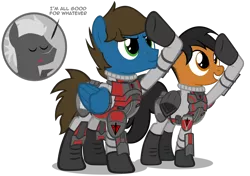 Size: 1280x901 | Tagged: armor, artist:mrlolcats17, crossover, derpibooru import, oc, planetside 2, pointy ponies, safe, salute, science fiction, simple background, terran republic, transparent background, vector, video game
