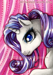 Size: 370x517 | Tagged: artist:anniemsson, curtains, derpibooru import, rarity, safe, solo